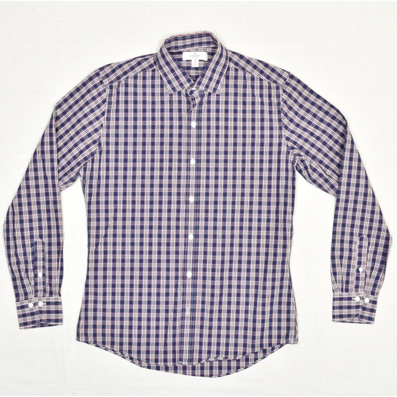 Buttoned Down Men Shirt Long Sleeve Cotton Blend Multicolor Size M 15-15.5 34/35 - Picture 1 of 8